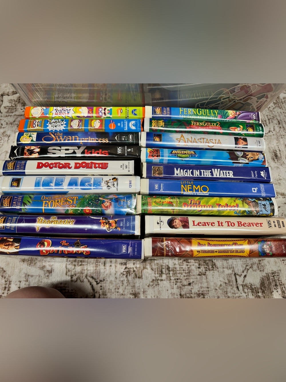Coming SOON! Vintage 90’s VHS family/Kids Tapes